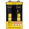Stanley 1 X 12' X 1,500# Ratchet Strap / 2Pk, 2PK S10002-12 - alternate 2